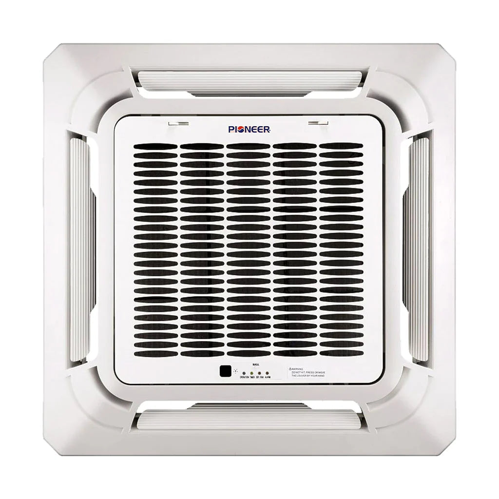 Pioneer® 12,000 BTU 22.7 SEER2 8-Way Compact Cassette Mini-Split Air Conditioner Heat Pump System Full Set 230V