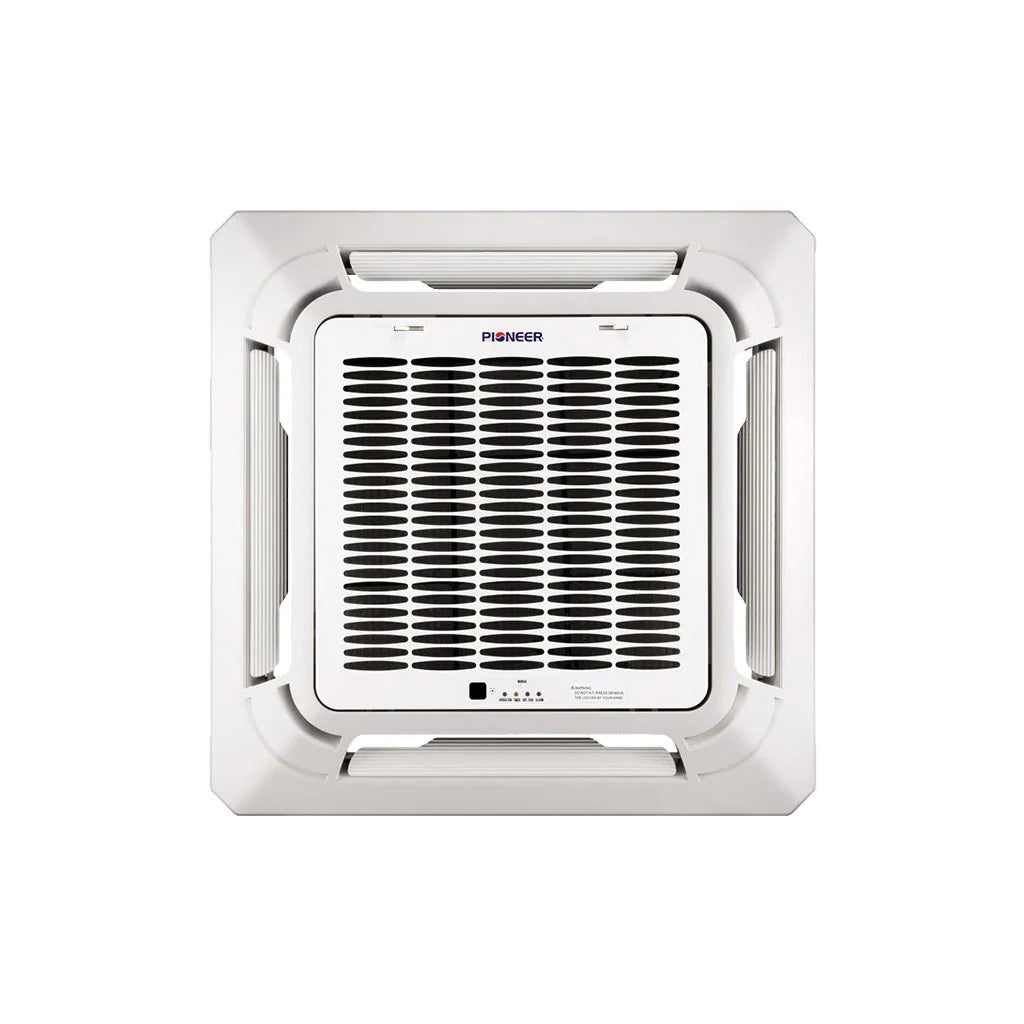 Pioneer® Multi Zone 9,000 BTU Quantum Series Ceiling Cassette Indoor Section Split Inverter++ Air Conditioner Heat Pump 230V